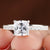 Forever One Moissanite Cushion Cut Engagement Ring - Eurekalook