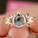 Vintage Pear Shaped Moissanite Engagement Ring