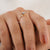 Vintage Style Salt and Pepper Diamond Wedding Ring Set - Eurekalook
