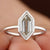 Marquise Cut Moissanite Solitaire Engagement Ring - Eurekalook