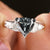 Dark Gray Moissanite Engagement Ring - Eurekalook