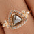 Unique Triangle Cut Salt And Pepper Diamond Engagement Ring - Eurekalook