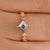 Art Deco Salt and Pepper Diamond Engagement Ring - Eurekalook
