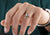 1.90CT Rose Cut Oval Salt and Pepper Moissanite Wedding Ring - Eurekalook