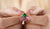 1.50CT Round Cut Green Emerald Diamond Wedding Ring - Eurekalook