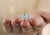 Oval Cut Moissanite Three Stone Engagement Ring - Eurekalook