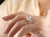 Oval Cut Moissanite Three Stone Engagement Ring - Eurekalook