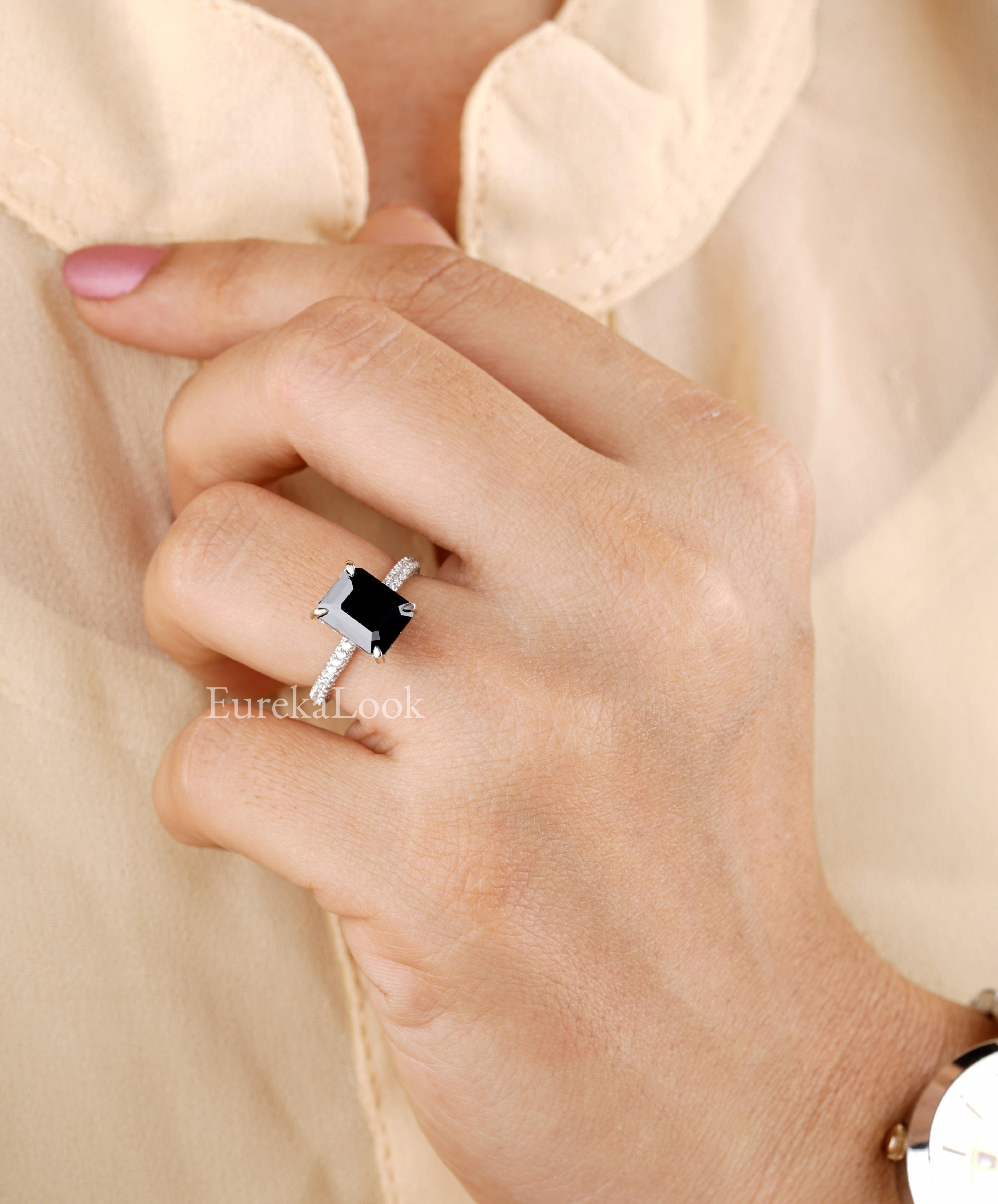 Radiant cut black diamond Clearance