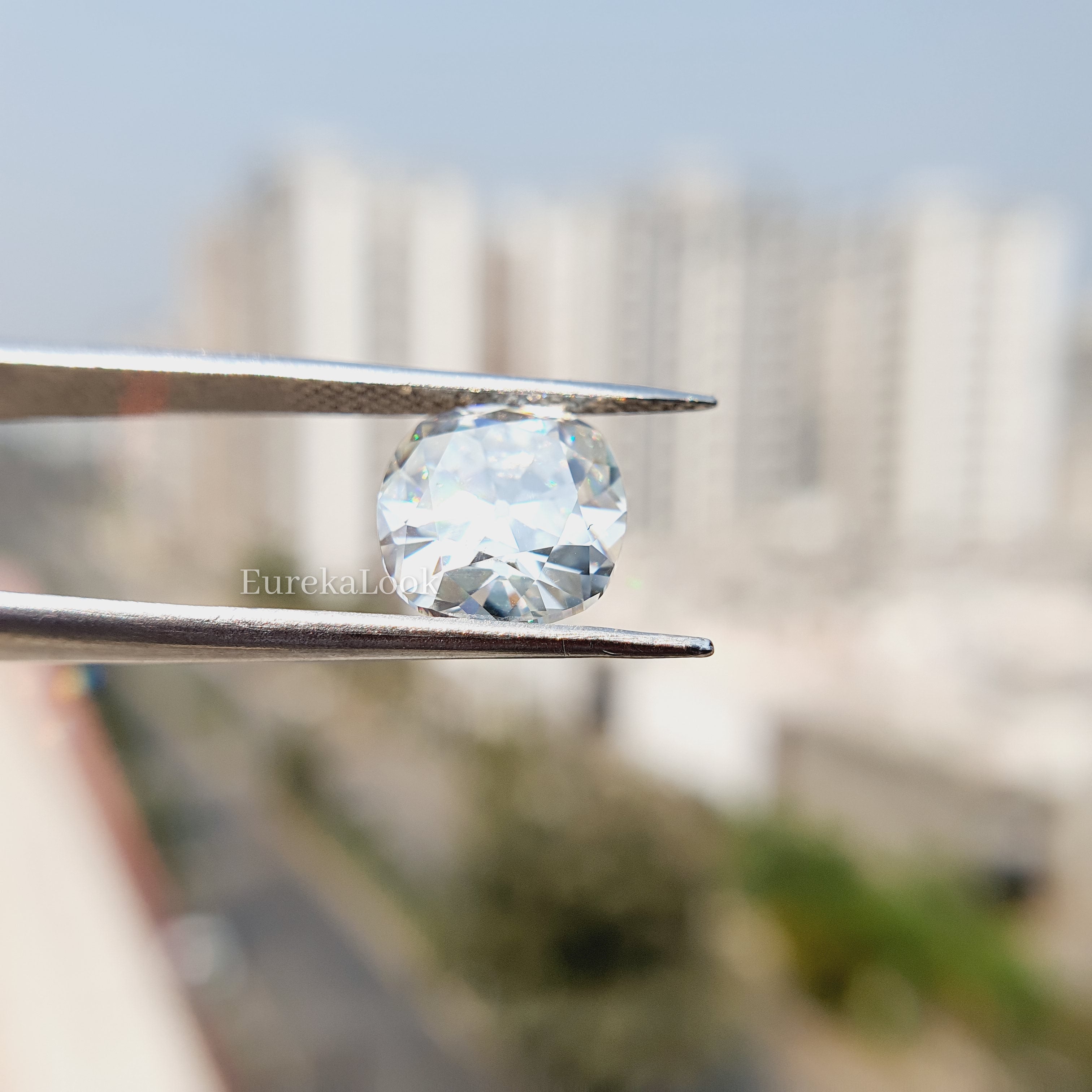 Classic Old mine Cushion Cut Moissanite Diamond - Eurekalook