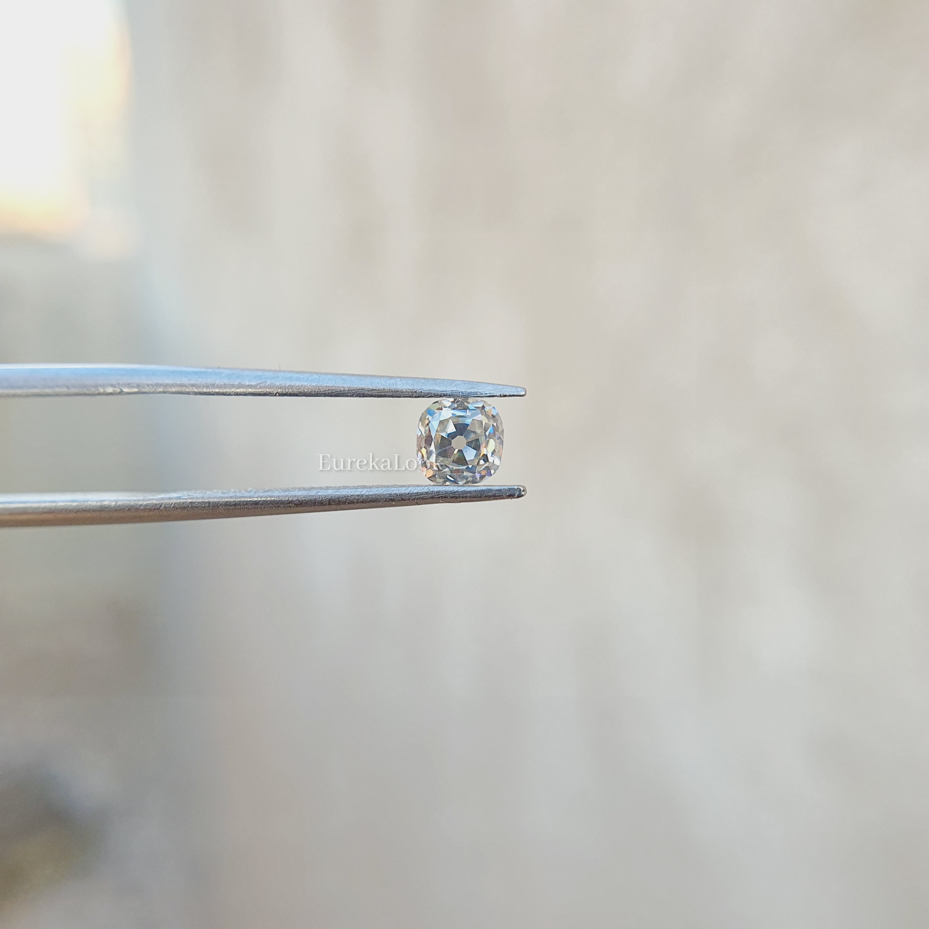 Old mine Cushion Cut Loose Moissanite Diamond - Eurekalook