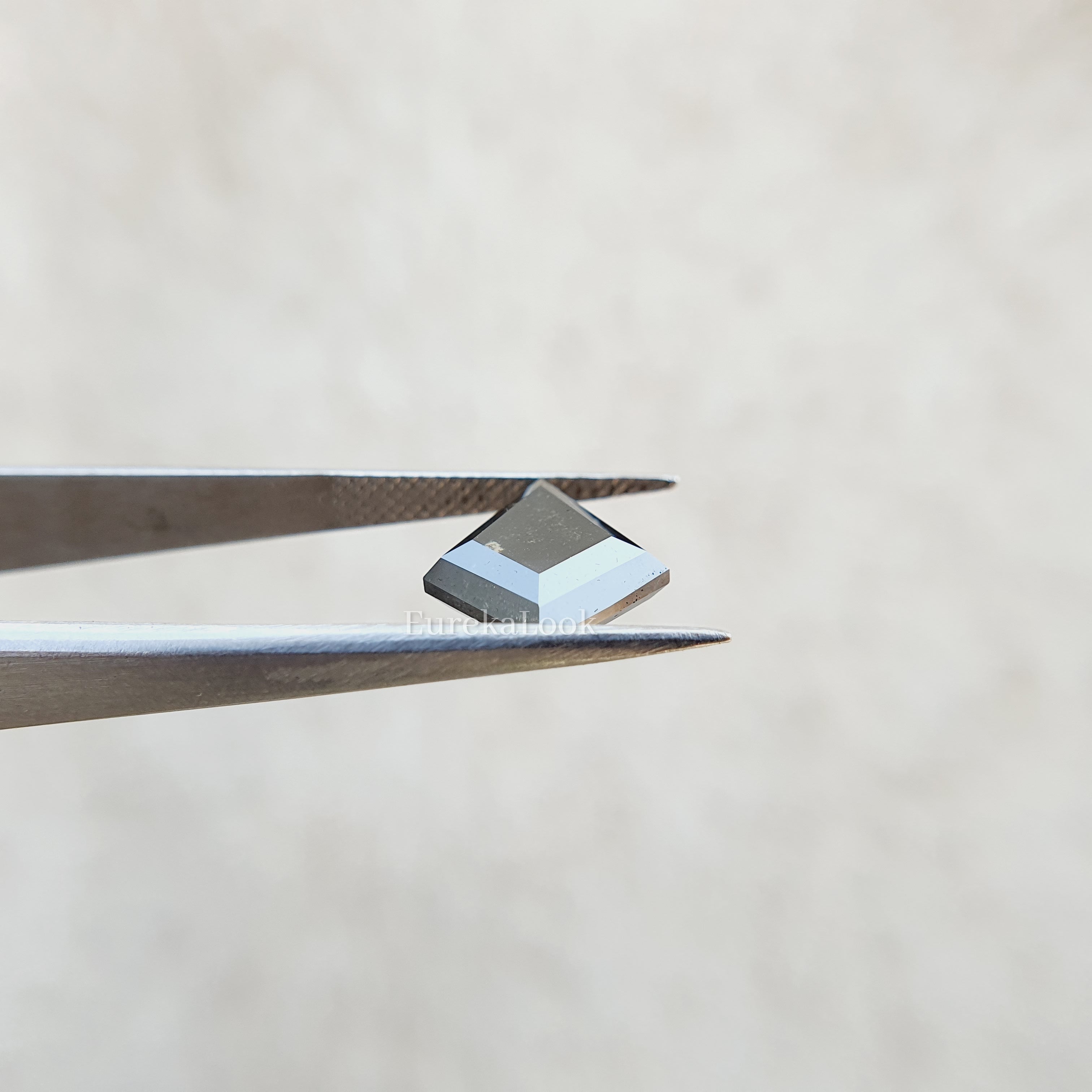 Vintage Kite Cut Salt and Pepper Loose Diamond - Eurekalook