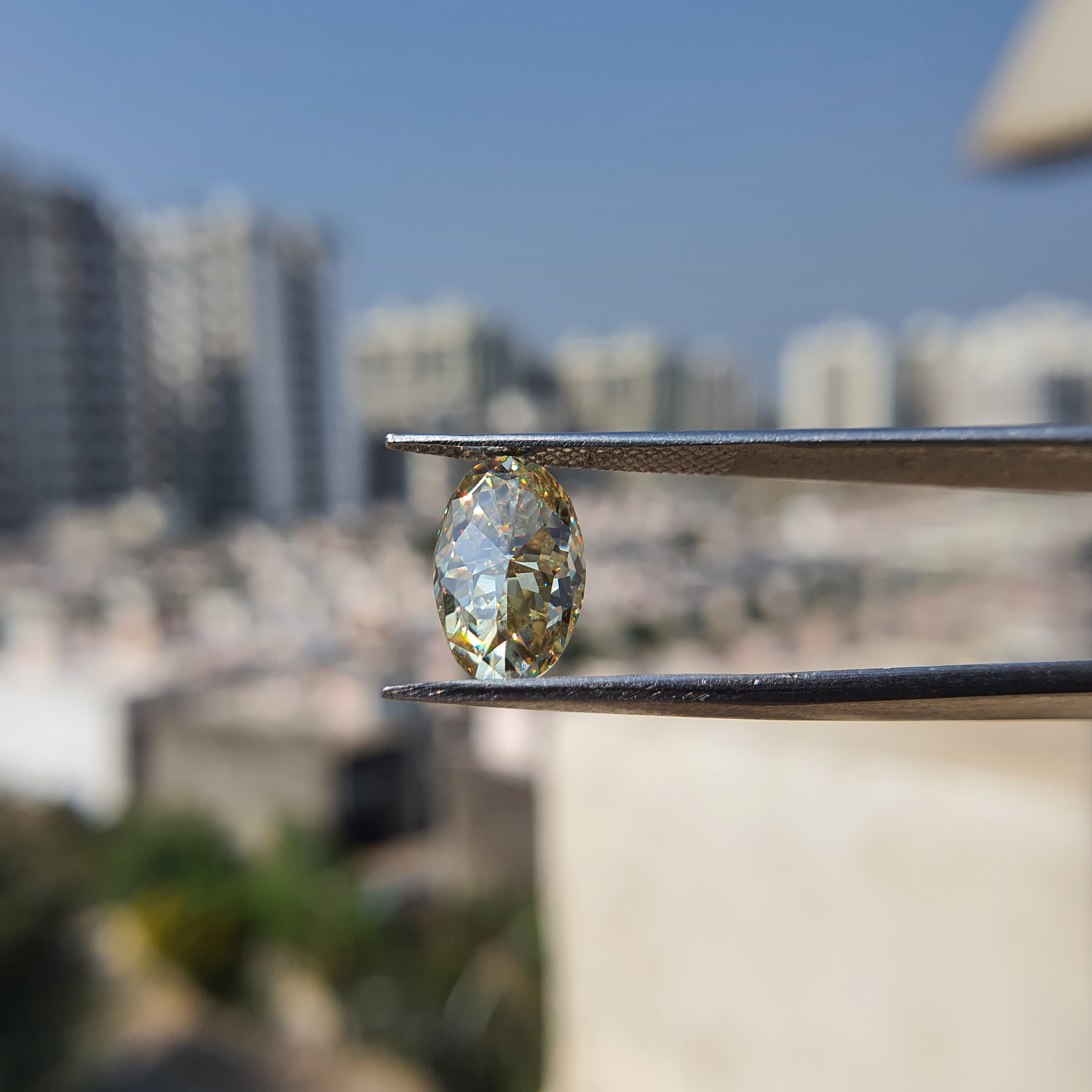 Antique Yellow Oval Cut Moissanite Loose Diamond - Eurekalook