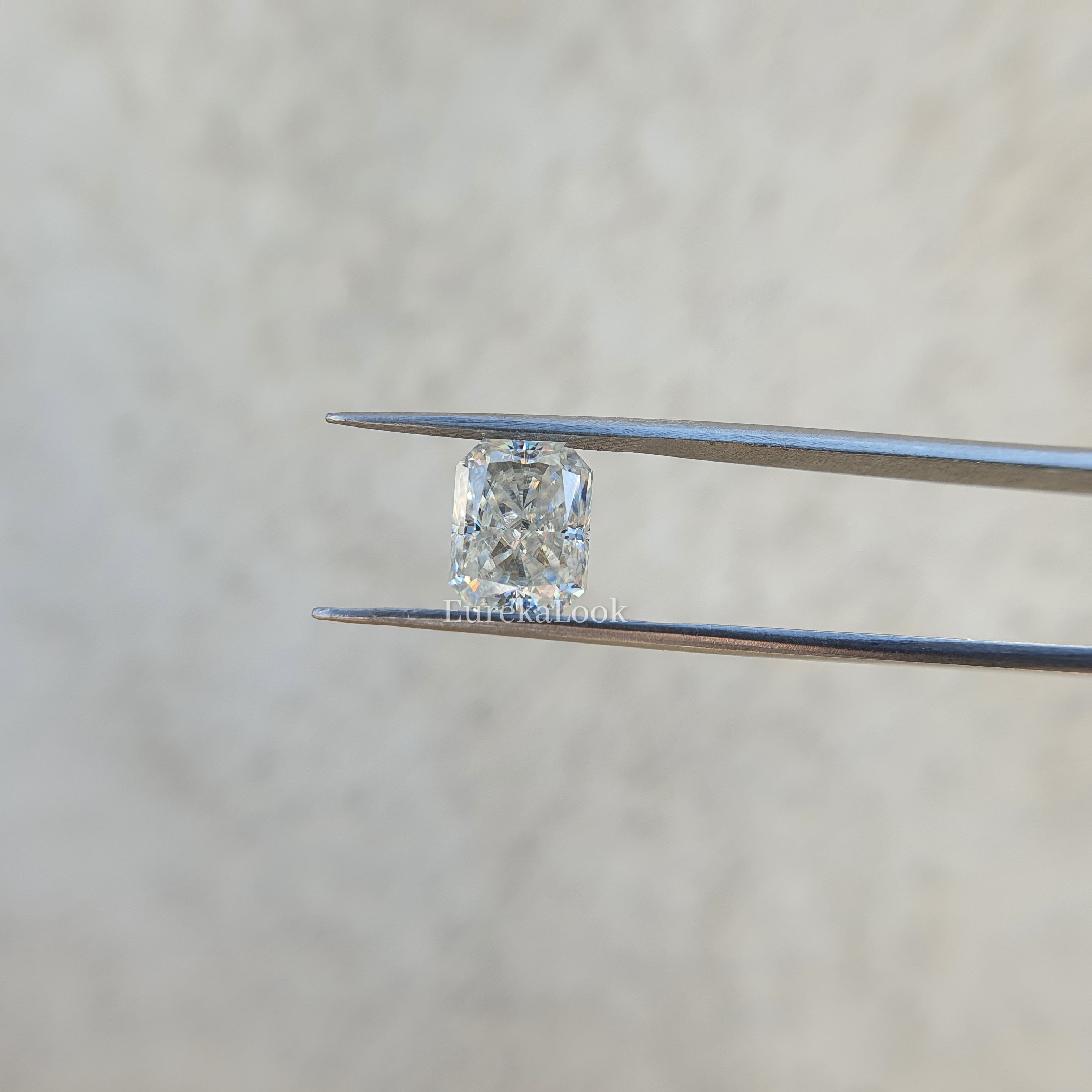 2.60CT Radiant Cut Colorless Loose Moissanite Diamond - Eurekalook