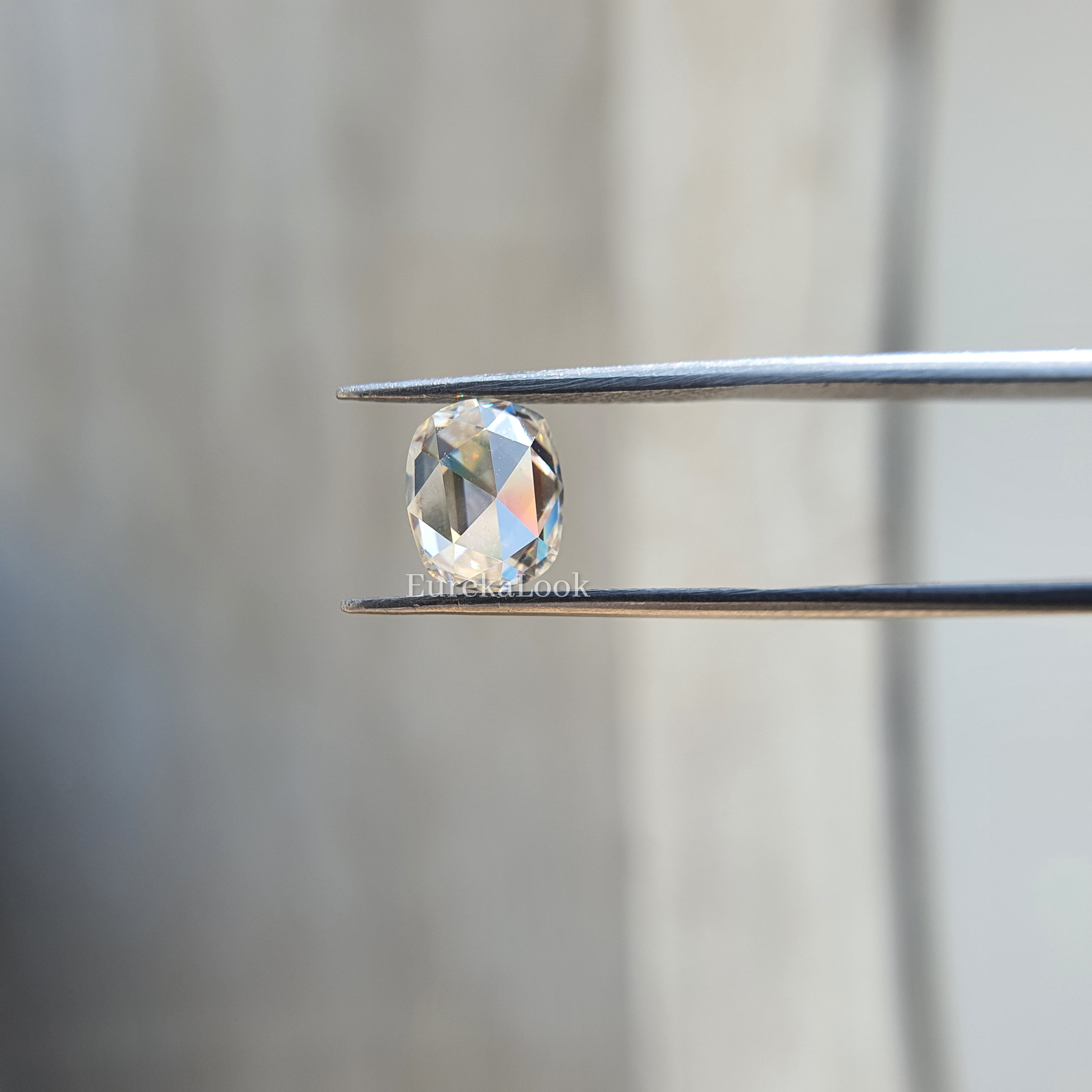 1.80CT Rose Cut Elongated Cushion Cut Loose Moissanite - Eurekalook