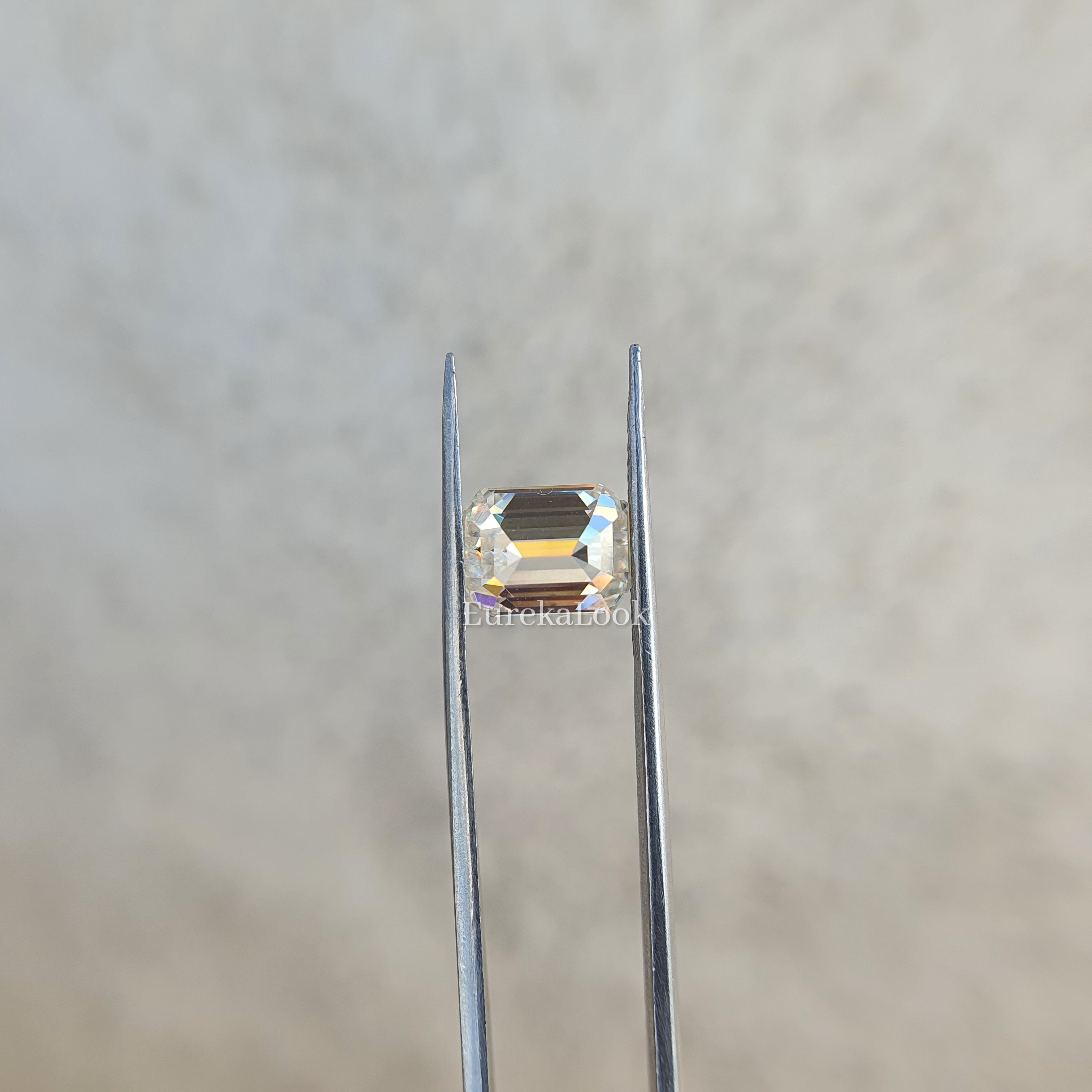 3.24CT Emerald Cut Loose Moissanite Diamond - Eurekalook