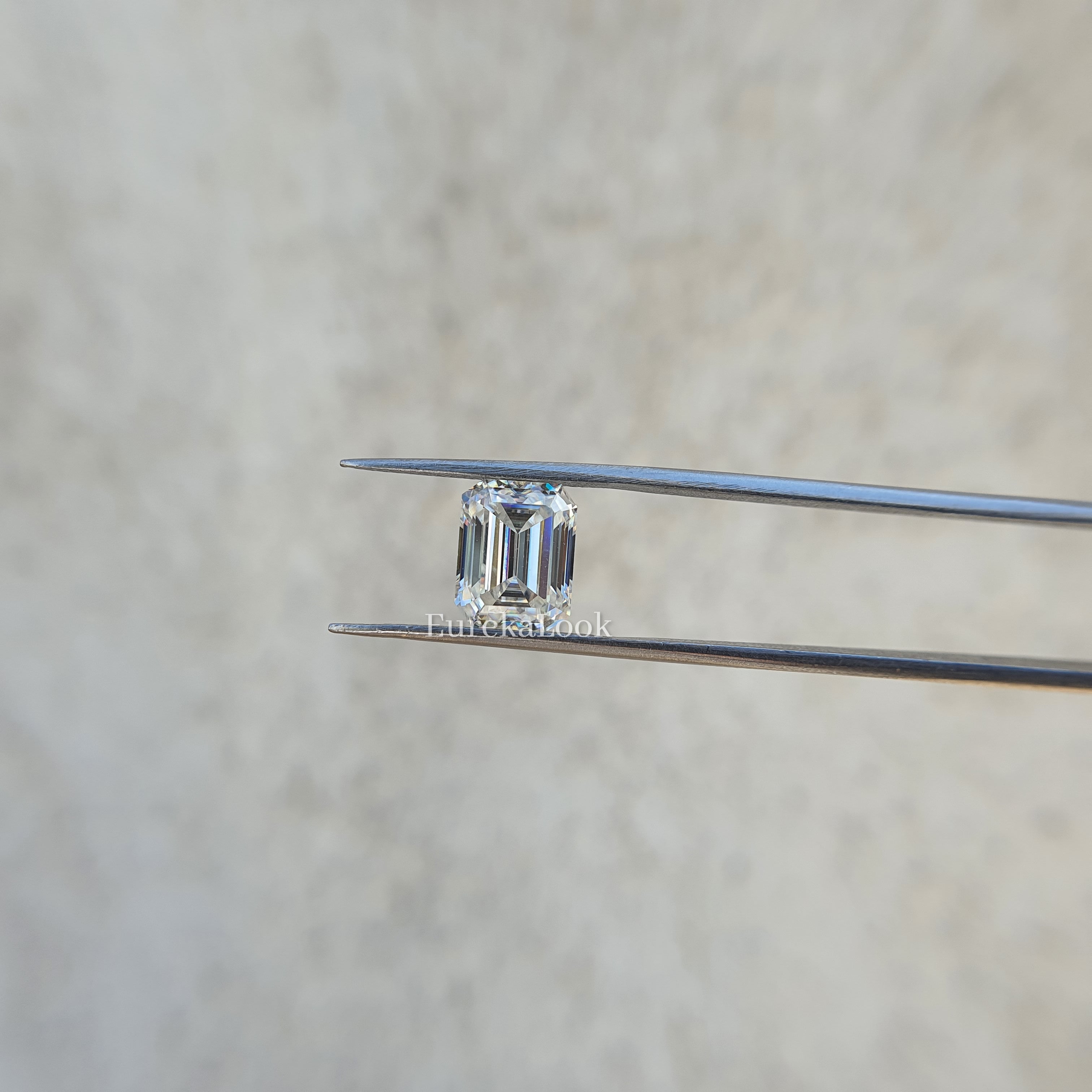 3.24CT Emerald Cut Loose Moissanite Diamond - Eurekalook