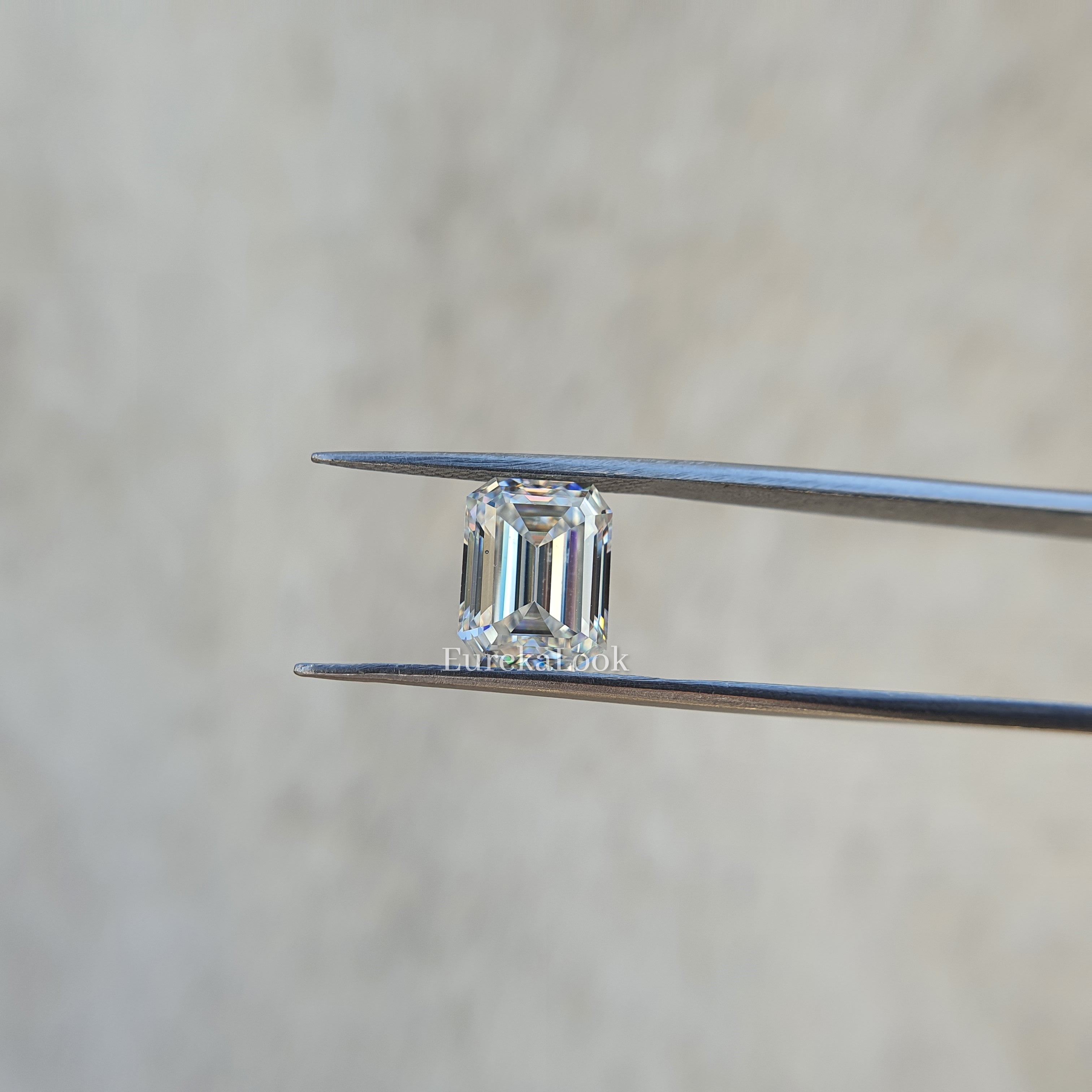3.24CT Emerald Cut Loose Moissanite Diamond - Eurekalook