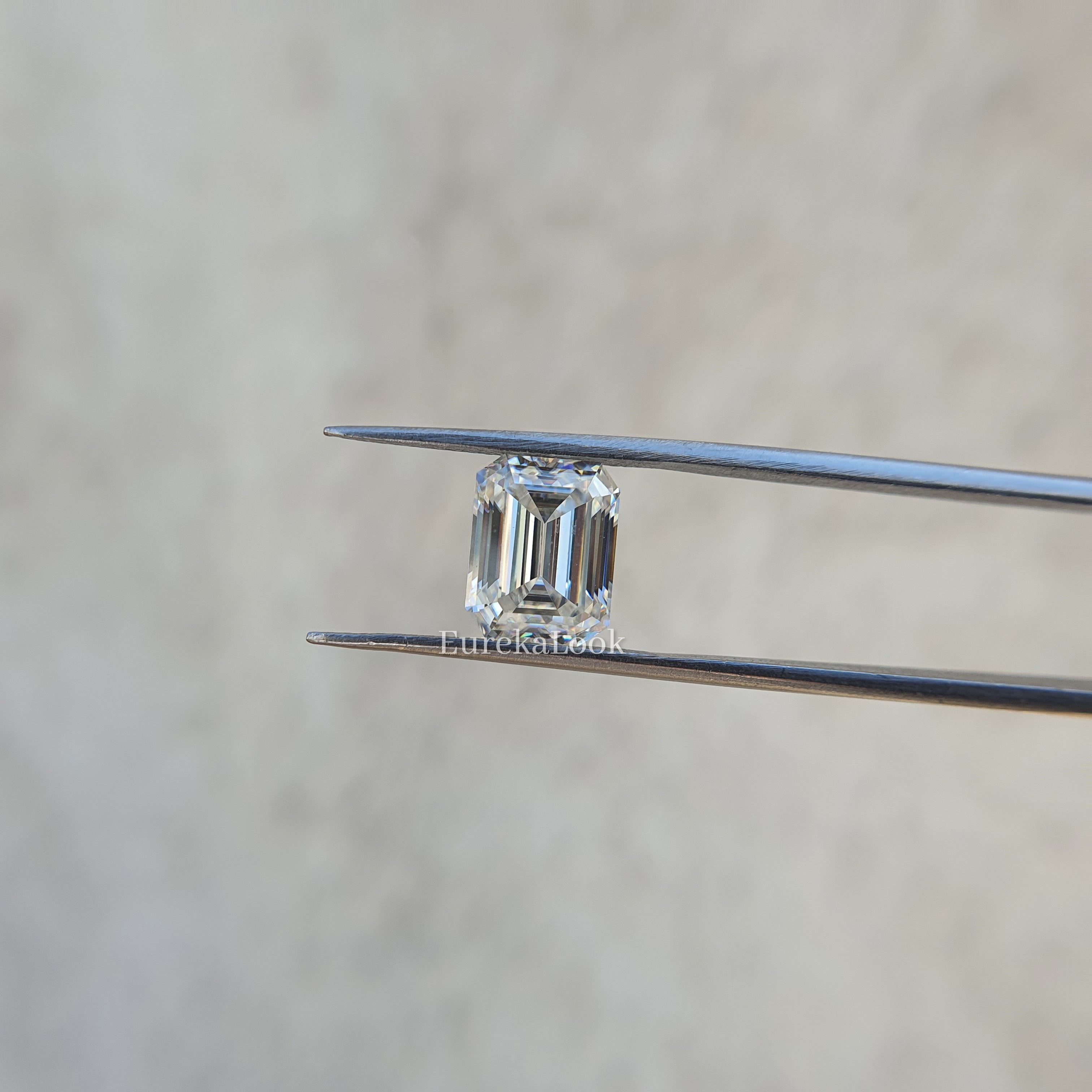 3.24CT Emerald Cut Loose Moissanite Diamond - Eurekalook