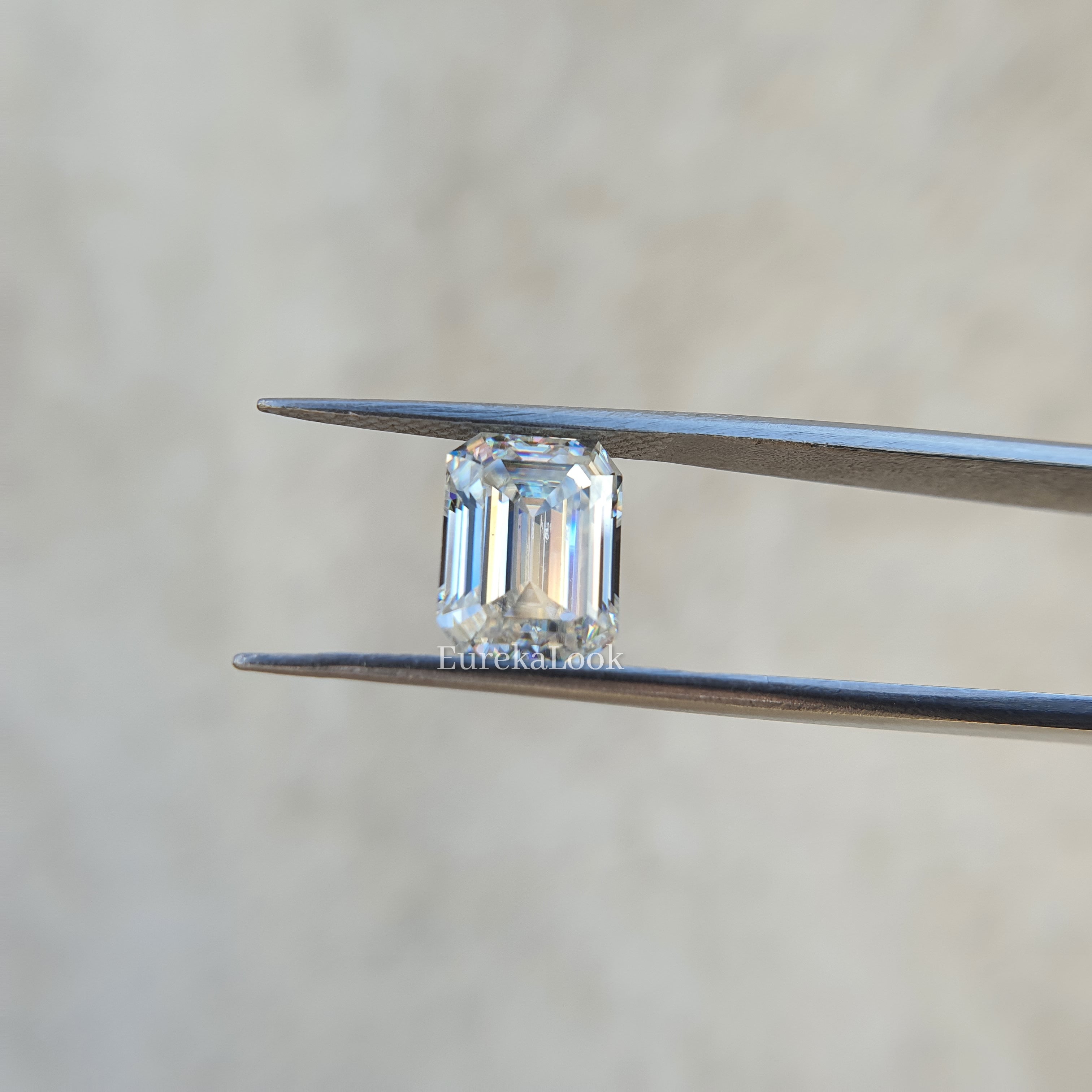 3.24CT Emerald Cut Loose Moissanite Diamond - Eurekalook