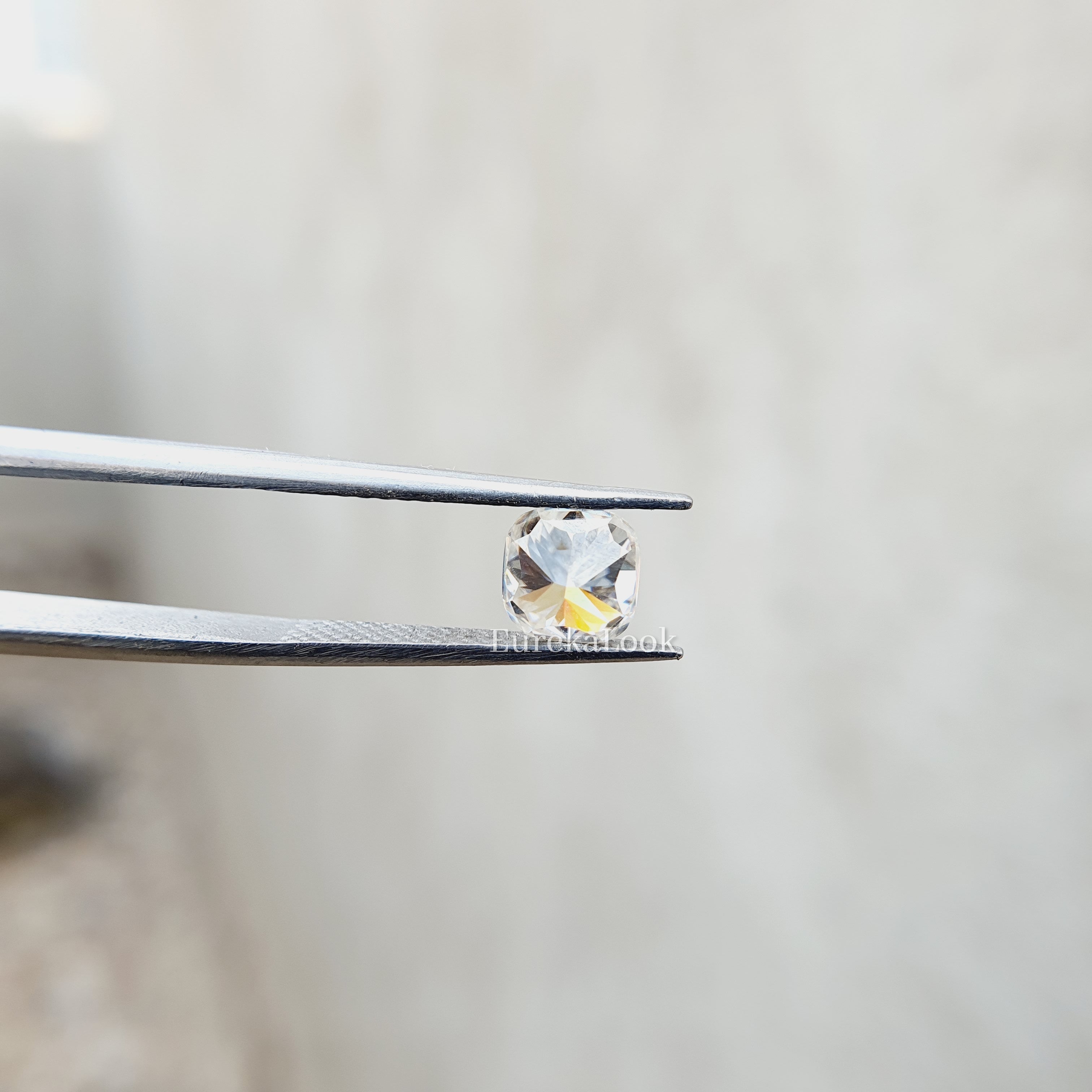 2.0Ct Cushion Cut Loose Moissanite Diamond - Eurekalook