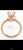 3 CT Radiant cut Moissanite with Cricular Hidden Halo Ring, 14K Rose Gold, Ring size 8Us - Eurekalook