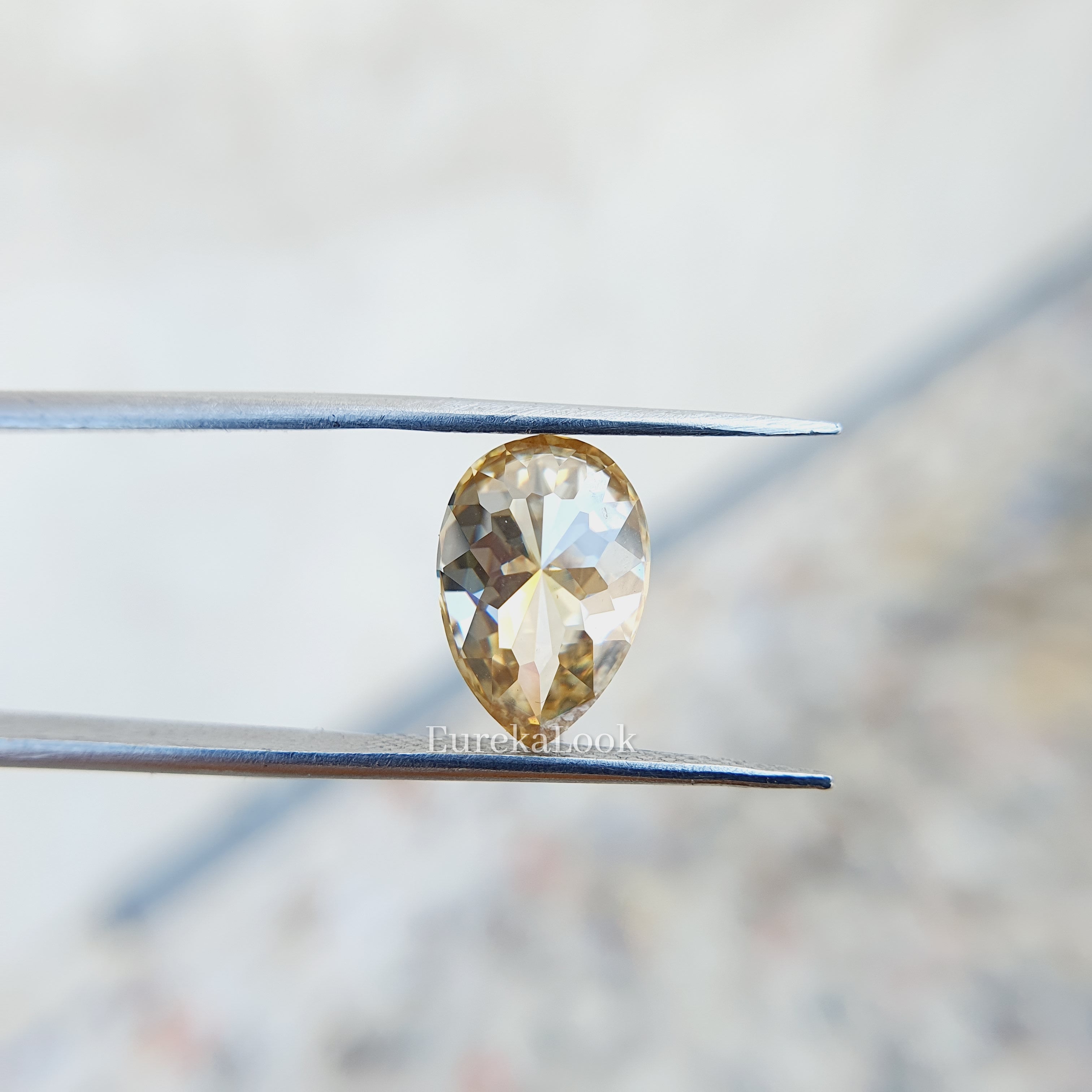 2.40CT Pear Cut Loose Moissanite Diamond - Eurekalook