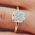 Solitaire Elongated Cushion Cut Moissanite Engagement Ring - Eurekalook