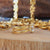 Yellow Gold Double Band Oval Cut Moissanite Bridal Ring - Eurekalook