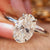 2CT Oval Cut Moissanite Solitaire Engagement Ring - Eurekalook