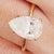 Classic Yellow Gold Pear Cut Moissanite Wedding Ring - Eurekalook