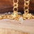 Classic Yellow Gold Pear Cut Moissanite Wedding Ring - Eurekalook
