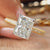 Vintage 2.50 CT Crushed Ice Radiant Cut Moissanite Solitaire Ring - Eurekalook