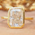 Radiant Cut Solitaire Moissanite Wedding Ring - Eurekalook