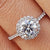 1 CT Round Cut Halo Moissanite Engagement Ring - Eurekalook