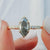1.20CT Marquise Cut Salt and Pepper Moissanite Ring - Eurekalook